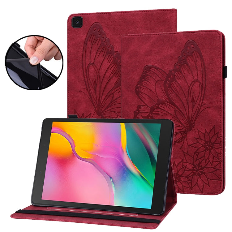 Big Butterfly Embossed Leather Tablet Case, For Samsung Galaxy Tab A7 Lite T220/T225, For Samsung Galaxy Tab A8, For Samsung Galaxy Tab A 8.0 2019 T290/T295, For Samsung Galaxy Tab S6 Lite P610, For Samsung Galaxy Tab S7 T870, For Samsung Galaxy Tab S8...