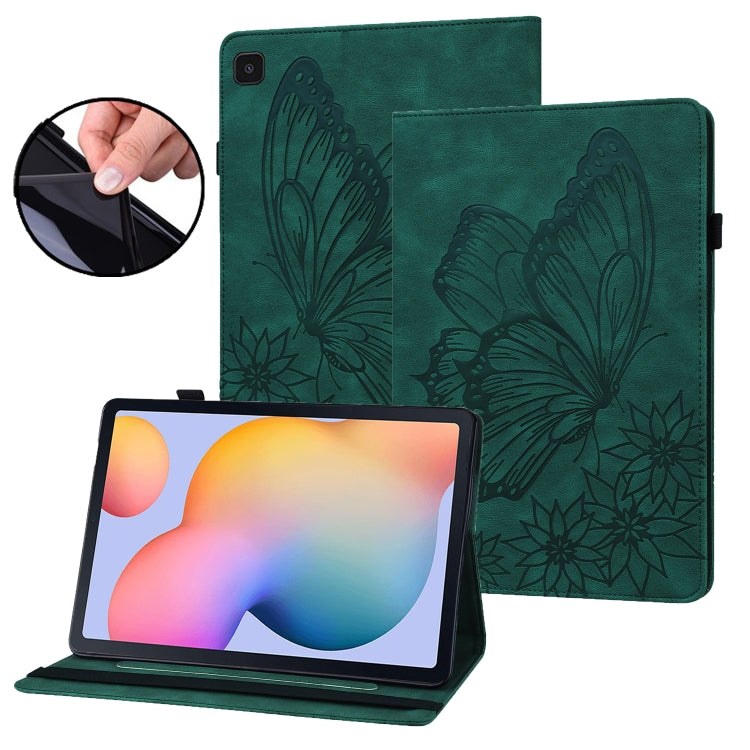 Big Butterfly Embossed Leather Tablet Case, For Samsung Galaxy Tab A7 Lite T220/T225, For Samsung Galaxy Tab A8, For Samsung Galaxy Tab A 8.0 2019 T290/T295, For Samsung Galaxy Tab S6 Lite P610, For Samsung Galaxy Tab S7 T870, For Samsung Galaxy Tab S8...