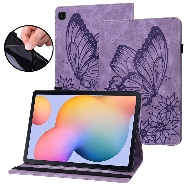 Big Butterfly Embossed Leather Tablet Case, For Samsung Galaxy Tab A7 Lite T220/T225, For Samsung Galaxy Tab A8, For Samsung Galaxy Tab A 8.0 2019 T290/T295, For Samsung Galaxy Tab S6 Lite P610, For Samsung Galaxy Tab S7 T870, For Samsung Galaxy Tab S8...