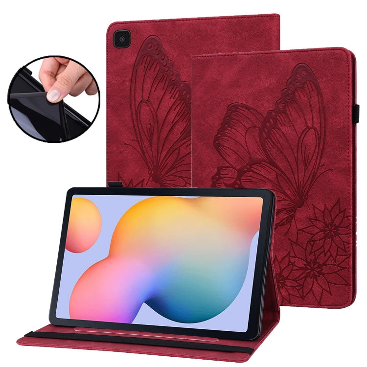 Big Butterfly Embossed Leather Tablet Case, For Samsung Galaxy Tab A7 Lite T220/T225, For Samsung Galaxy Tab A8, For Samsung Galaxy Tab A 8.0 2019 T290/T295, For Samsung Galaxy Tab S6 Lite P610, For Samsung Galaxy Tab S7 T870, For Samsung Galaxy Tab S8...