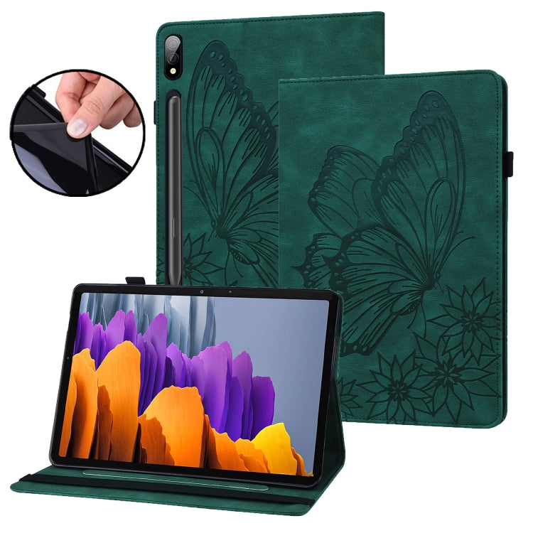 Big Butterfly Embossed Leather Tablet Case, For Samsung Galaxy Tab A7 Lite T220/T225, For Samsung Galaxy Tab A8, For Samsung Galaxy Tab A 8.0 2019 T290/T295, For Samsung Galaxy Tab S6 Lite P610, For Samsung Galaxy Tab S7 T870, For Samsung Galaxy Tab S8...