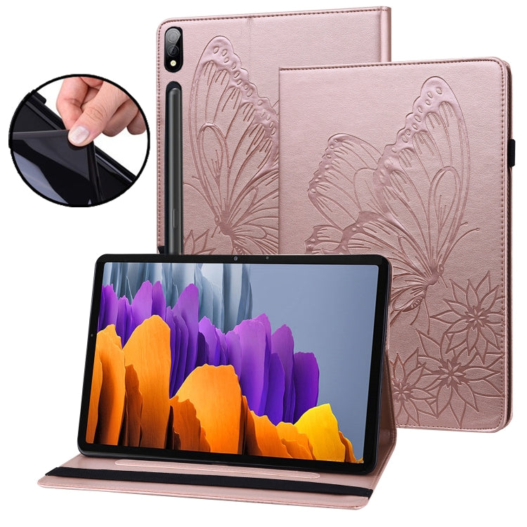 Big Butterfly Embossed Leather Tablet Case, For Samsung Galaxy Tab A7 Lite T220/T225, For Samsung Galaxy Tab A8, For Samsung Galaxy Tab A 8.0 2019 T290/T295, For Samsung Galaxy Tab S6 Lite P610, For Samsung Galaxy Tab S7 T870, For Samsung Galaxy Tab S8...