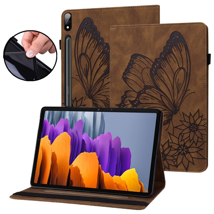 Big Butterfly Embossed Leather Tablet Case, For Samsung Galaxy Tab A7 Lite T220/T225, For Samsung Galaxy Tab A8, For Samsung Galaxy Tab A 8.0 2019 T290/T295, For Samsung Galaxy Tab S6 Lite P610, For Samsung Galaxy Tab S7 T870, For Samsung Galaxy Tab S8...
