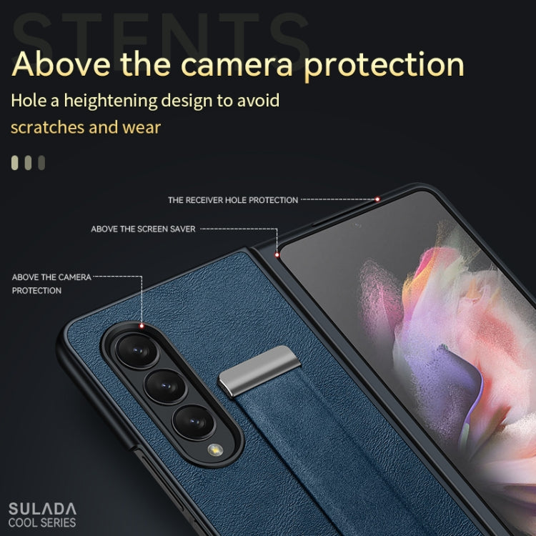 SULADA Cool Series PC + Leather Texture Skin Feel Shockproof Phone Case, For Samsung Galaxy Z Fold3 5G, For iPhone 12, For iPhone 13, For Samsung Galaxy S22 5G, For Samsung Galaxy Z Fold2, For Samsung Galaxy Z Flip3, For iPhone 12 Pro������������������...