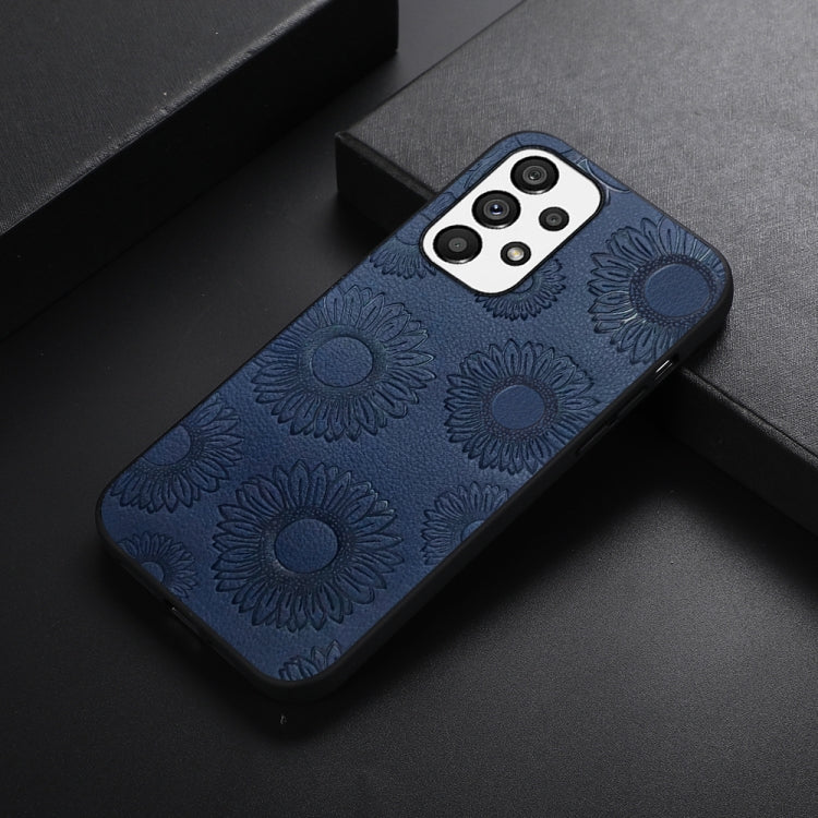 Sunflower Pattern PU+TPU+PC Shockproof Phone Case, For Samsung Galaxy A13 4G, For Samsung Galaxy A23 4G, For Samsung Galaxy A33 5G, For Samsung Galaxy A53 5G, For Samsung Galaxy A73 5G