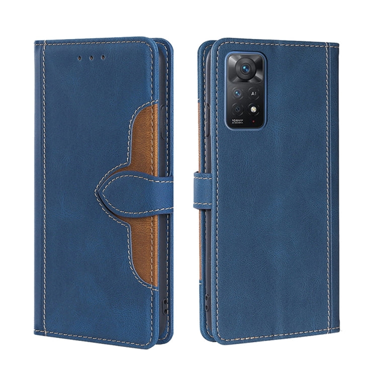Stitching Skin Feel Magnetic Buckle Horizontal Flip PU Leather Case, For Xiaomi Redmi K50 Gaming/Poco F4 GT, For Xiaomi Redmi Note 11 4G Global/Redmi Note 11S, For Xiaomi Redmi Note 11 Pro 4G Global/Redmi Note11 Pro 5G Global, For Xiaomi 12 Pro