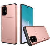 Shockproof Rugged Armor Protective Case with Card Slot, For Samsung Galaxy S20, For Samsung Galaxy S20+, For Samsung Galaxy S20 Ultra