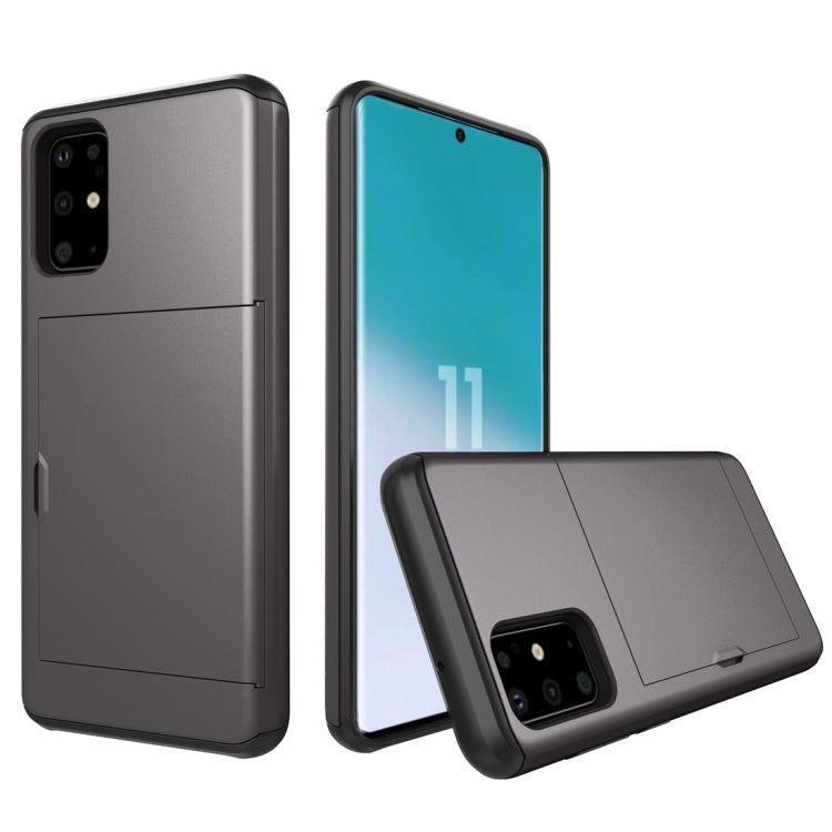 Shockproof Rugged Armor Protective Case with Card Slot, For Samsung Galaxy S20, For Samsung Galaxy S20+, For Samsung Galaxy S20 Ultra