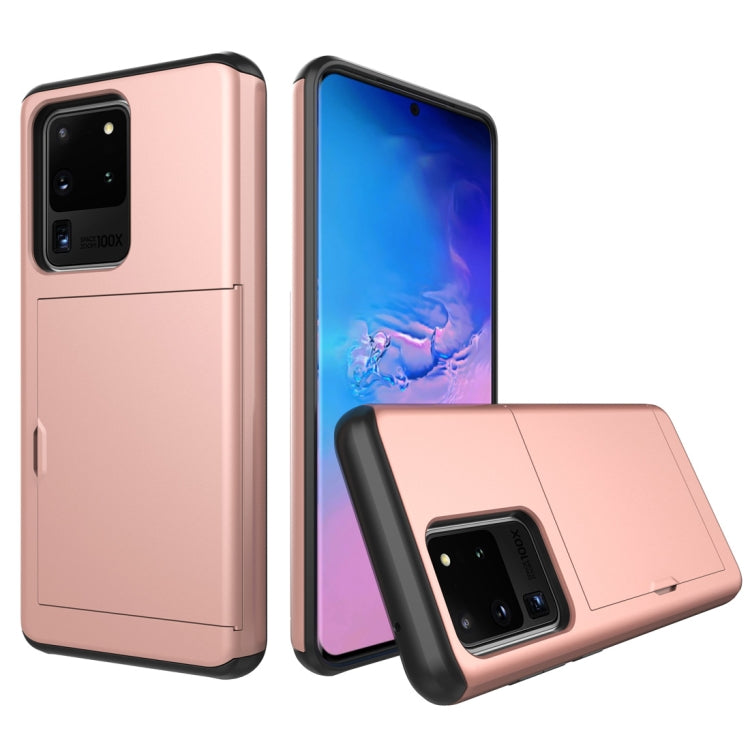 Shockproof Rugged Armor Protective Case with Card Slot, For Samsung Galaxy S20, For Samsung Galaxy S20+, For Samsung Galaxy S20 Ultra