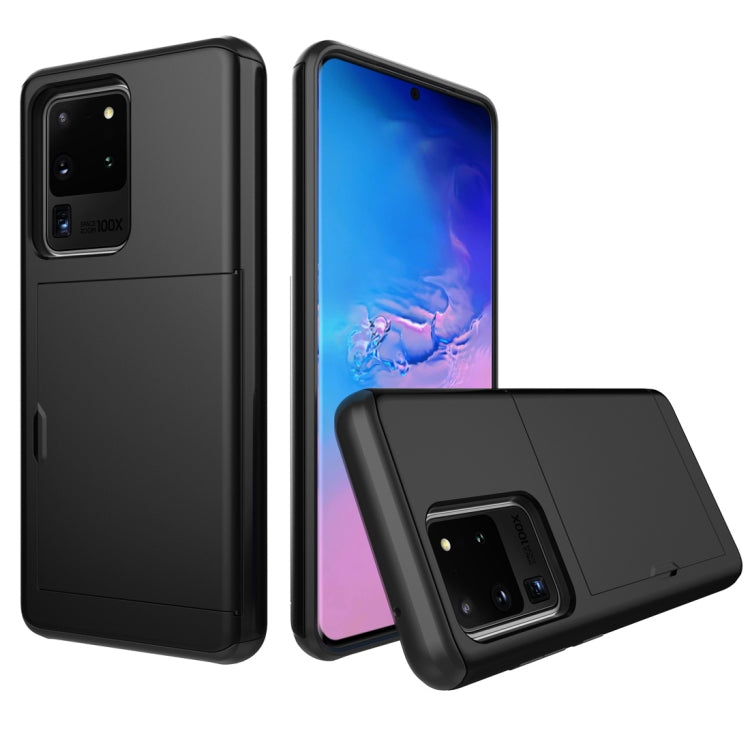 Shockproof Rugged Armor Protective Case with Card Slot, For Samsung Galaxy S20, For Samsung Galaxy S20+, For Samsung Galaxy S20 Ultra