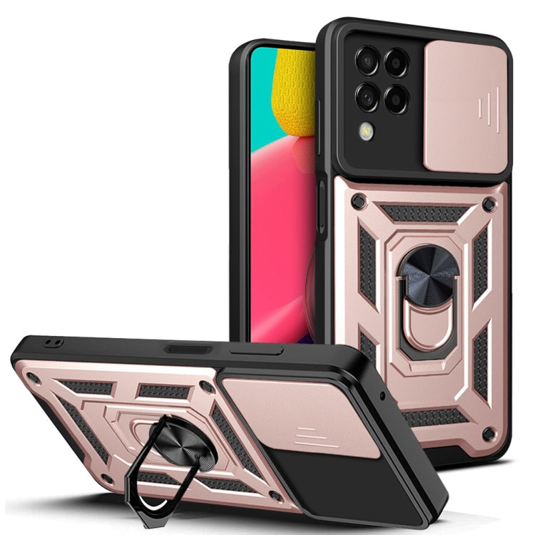 Sliding Camera Cover Design TPU + PC Phone Case, For OnePlus Nord N20 5G, For Samsung Galaxy M53 5G