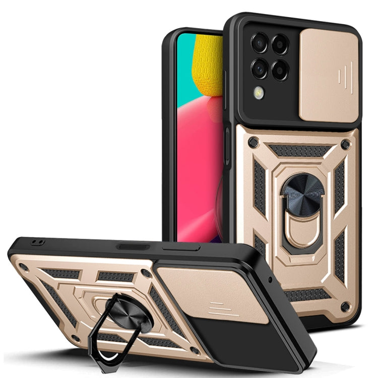 Sliding Camera Cover Design TPU + PC Phone Case, For OnePlus Nord N20 5G, For Samsung Galaxy M53 5G
