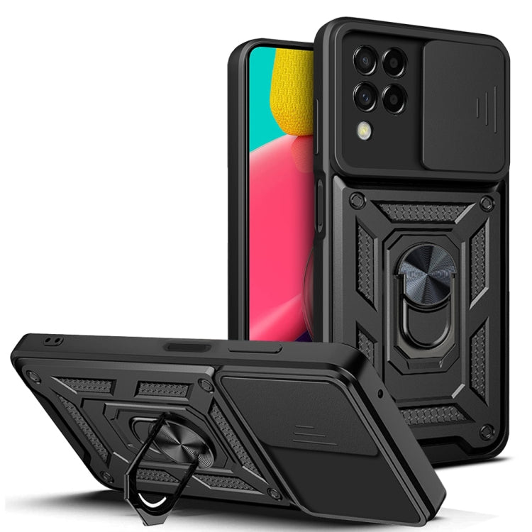 Sliding Camera Cover Design TPU + PC Phone Case, For OnePlus Nord N20 5G, For Samsung Galaxy M53 5G