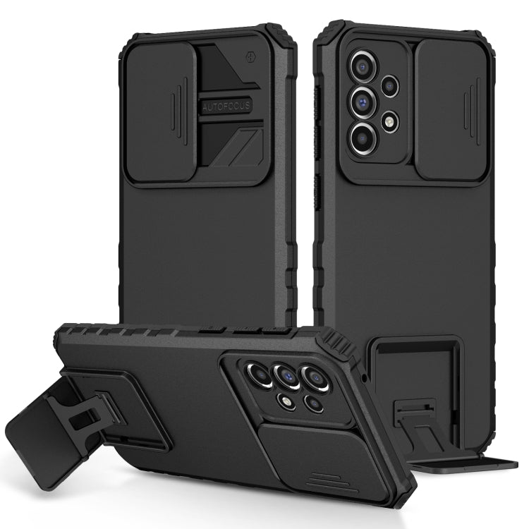 Stereoscopic Holder Sliding Camshield Phone Case, For Samsung Galaxy A13, For Samsung Galaxy A33 5G, For Samsung Galaxy A53 5G