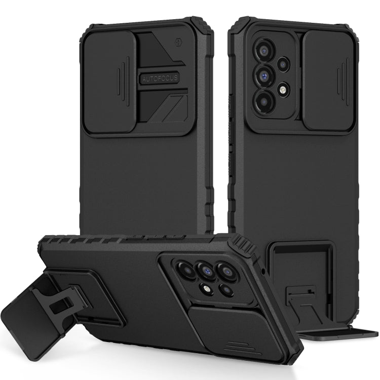 Stereoscopic Holder Sliding Camshield Phone Case, For Samsung Galaxy A13, For Samsung Galaxy A33 5G, For Samsung Galaxy A53 5G