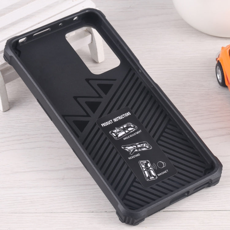 Armor Kickstand TPU + PC Magnetic Phone Case, For Xiaomi Redmi Note 11 Pro 4G / 5G Global, For Samsung Galaxy A03 Core, For Samsung Galaxy A03 EU 164mm