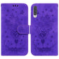 Butterfly Rose Embossed Leather Phone Case