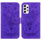 Butterfly Rose Embossed Leather Phone Case