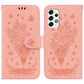 Butterfly Rose Embossed Leather Phone Case