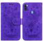 Butterfly Rose Embossed Leather Phone Case