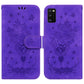 Butterfly Rose Embossed Leather Phone Case
