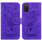 Butterfly Rose Embossed Leather Phone Case