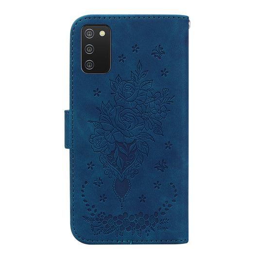 Butterfly Rose Embossed Leather Phone Case