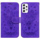 Butterfly Rose Embossed Leather Phone Case
