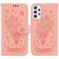 Butterfly Rose Embossed Leather Phone Case