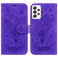 Butterfly Rose Embossed Leather Phone Case