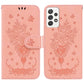 Butterfly Rose Embossed Leather Phone Case