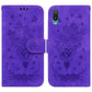 Butterfly Rose Embossed Leather Phone Case