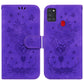 Butterfly Rose Embossed Leather Phone Case