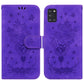 Butterfly Rose Embossed Leather Phone Case