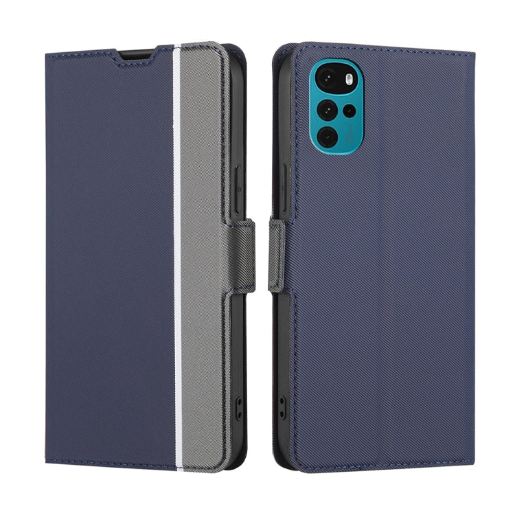 Twill Texture Side Button Leather Phone Case