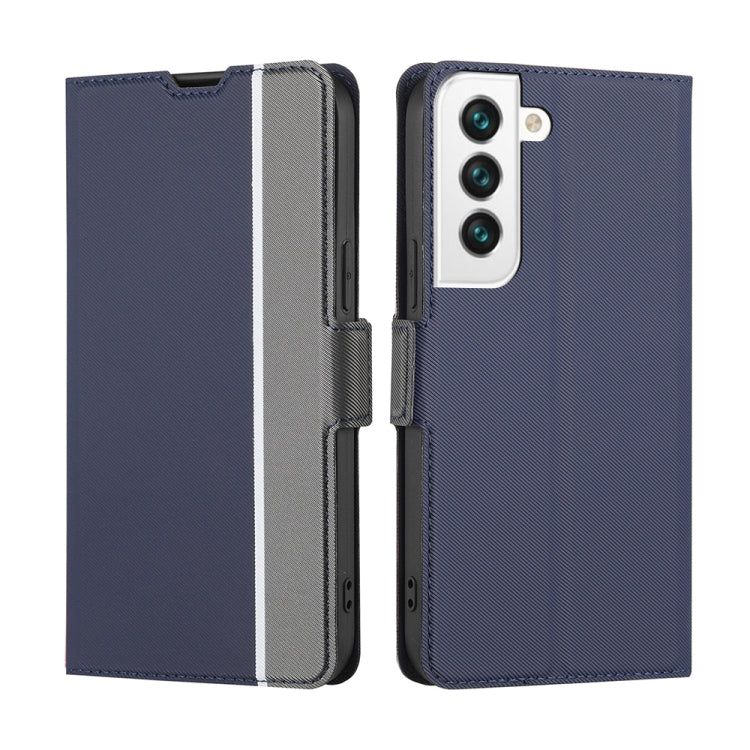 Twill Texture Side Button Leather Phone Case