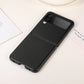 Two-color Litchi Texture Phone Case, For Samsung Galaxy Z Flip4