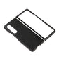 Two-color Litchi Texture PU Phone Case, For Samsung Galaxy Z Fold4