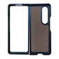 Two-color Litchi Texture PU Phone Case, For Samsung Galaxy Z Fold4