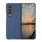 Carbon Fiber Texture PU Leather Phone Case, For Samsung Galaxy Z Fold4