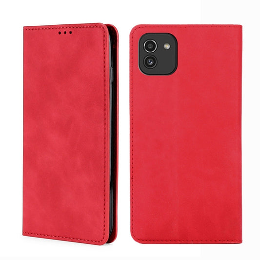 Skin Feel Magnetic Horizontal Flip Leather Phone Case, For Samsung Galaxy A03 EU Edition 166mm, For Samsung Galaxy A23 5G, For Samsung Galaxy M33 5G, For Samsung Galaxy M53 5G, For OnePlus ACE/10R, For OnePlus Nord CE 2 5G