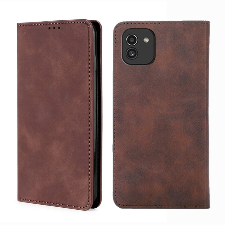 Skin Feel Magnetic Horizontal Flip Leather Phone Case, For Samsung Galaxy A03 EU Edition 166mm, For Samsung Galaxy A23 5G, For Samsung Galaxy M33 5G, For Samsung Galaxy M53 5G, For OnePlus ACE/10R, For OnePlus Nord CE 2 5G