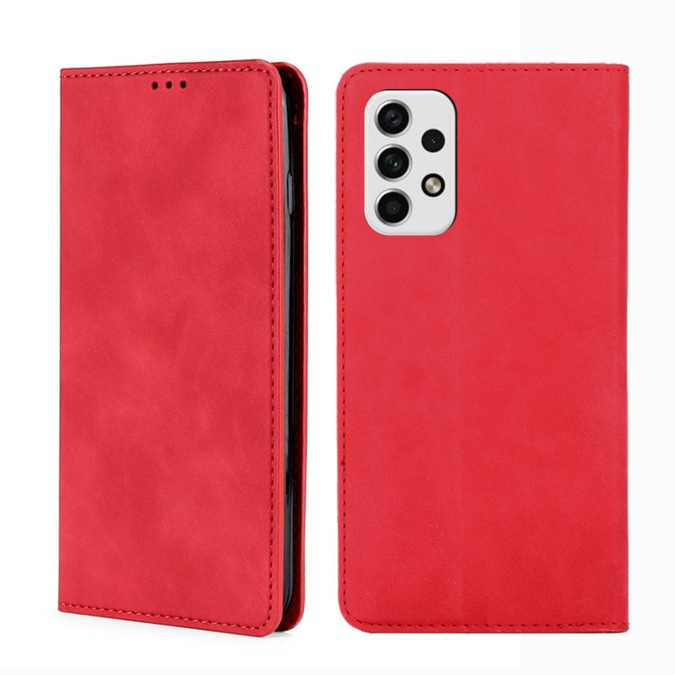 Skin Feel Magnetic Horizontal Flip Leather Phone Case, For Samsung Galaxy A03 EU Edition 166mm, For Samsung Galaxy A23 5G, For Samsung Galaxy M33 5G, For Samsung Galaxy M53 5G, For OnePlus ACE/10R, For OnePlus Nord CE 2 5G