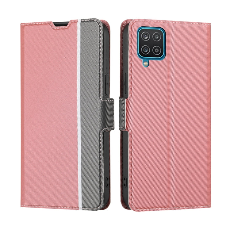 Twill Texture Side Button Leather Phone Case