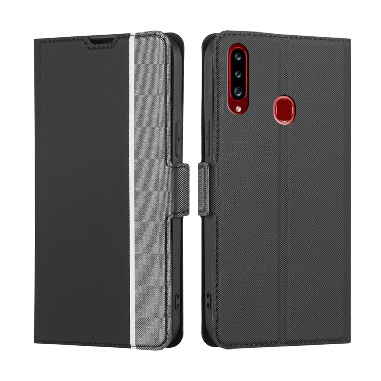 Twill Texture Side Button Leather Phone Case