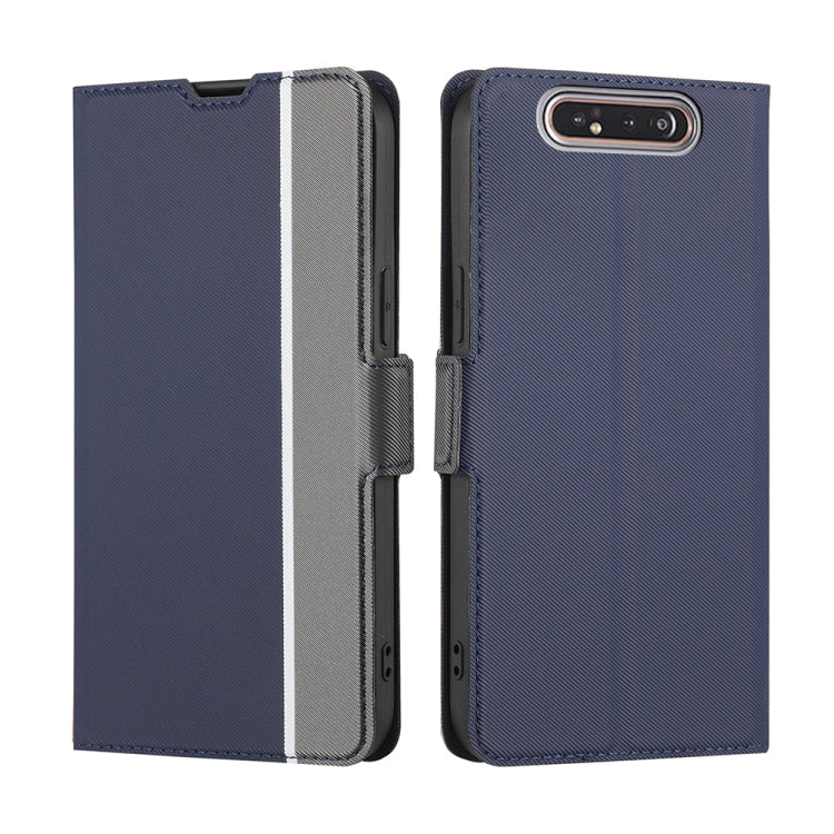 Twill Texture Side Button Leather Phone Case