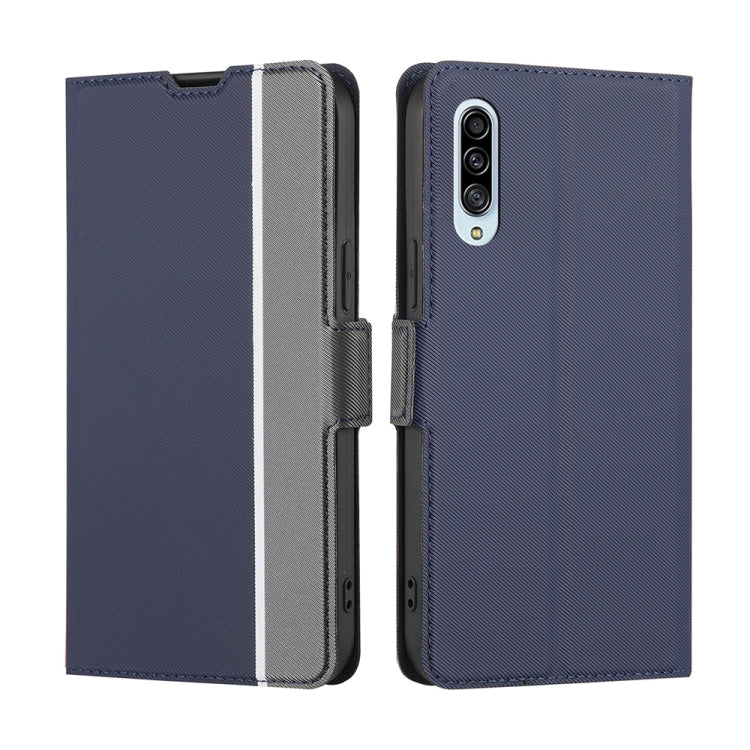 Twill Texture Side Button Leather Phone Case