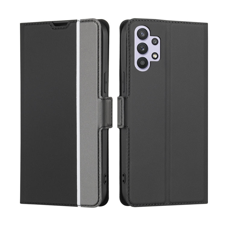 Twill Texture Side Button Leather Phone Case