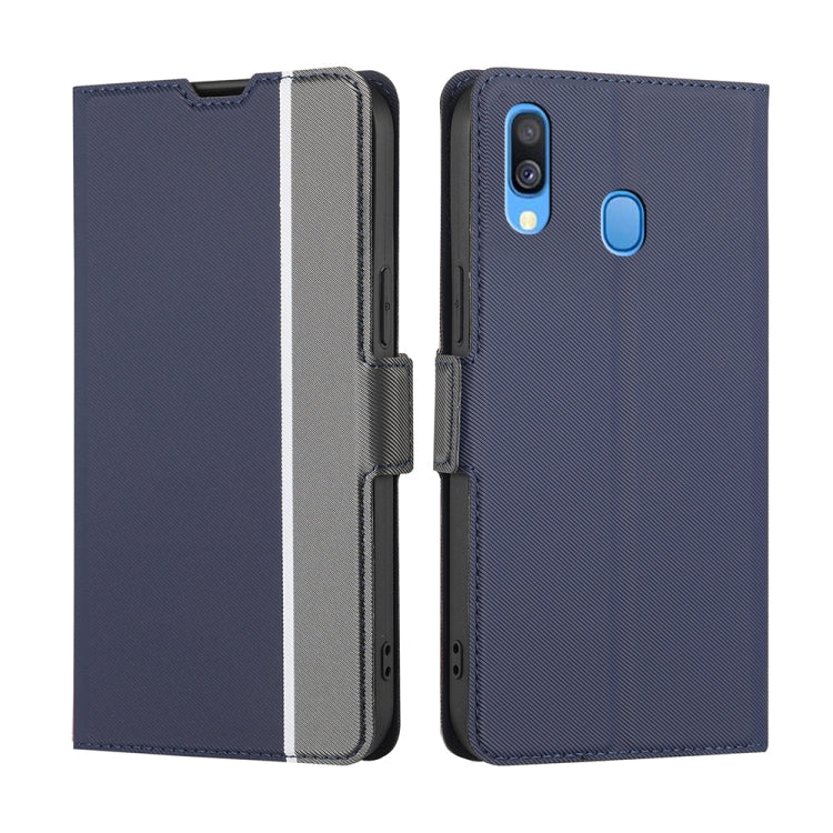 Twill Texture Side Button Leather Phone Case