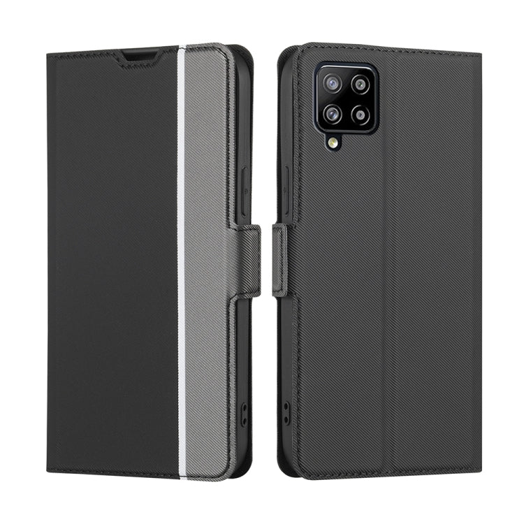 Twill Texture Side Button Leather Phone Case